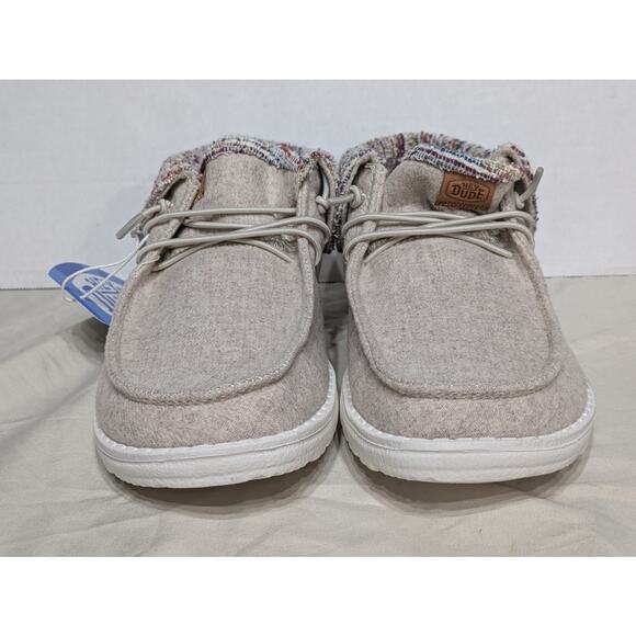 Hey Dude Women’s Wendy Fold Baja Slip-on Boot Size 7 Cream Brown Multicolor - Picture 11 of 12